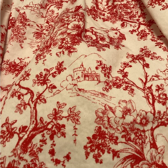 Janie and Jack Red Toile Print Dress - Picture 10 of 16